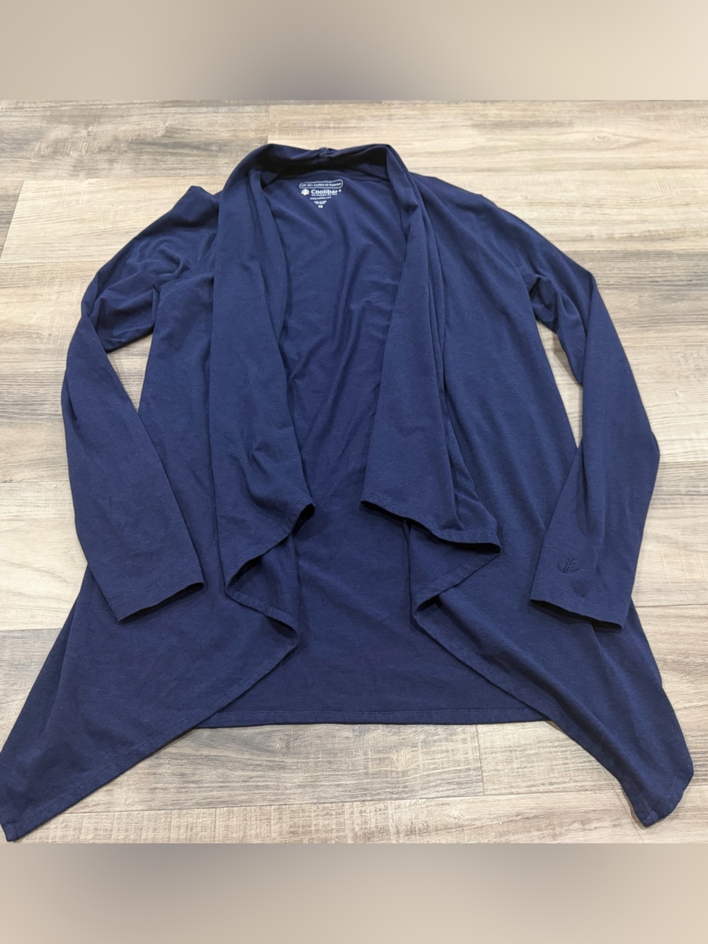 Coolibar Marietas Sun Wrap Cardigan UPF 50+ Navy Blue XS
